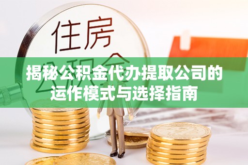 东宝揭秘公积金代办提取公司的运作模式与选择指南
