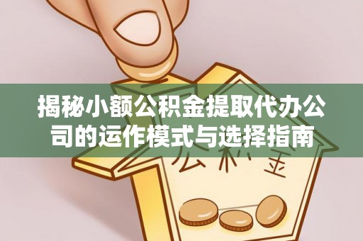 东宝揭秘小额公积金提取代办公司的运作模式与选择指南
