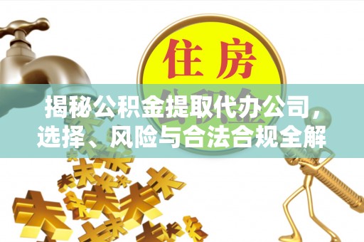 东宝揭秘公积金提取代办公司，选择、风险与合法合规全解析