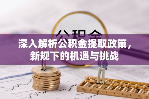 东宝深入解析公积金提取政策，新规下的机遇与挑战