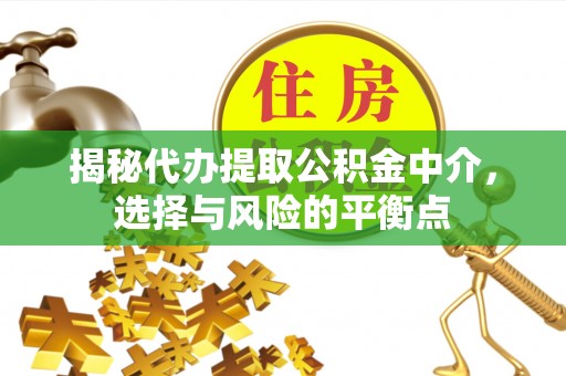 东宝揭秘代办提取公积金中介，选择与风险的平衡点