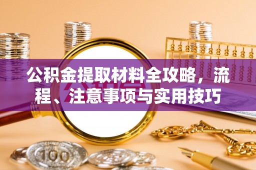 东宝公积金提取材料全攻略，流程、注意事项与实用技巧